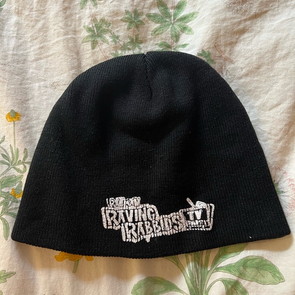 Rayman Raving Rabbids TV - Black Knit Beanie - Picture 2 of 2